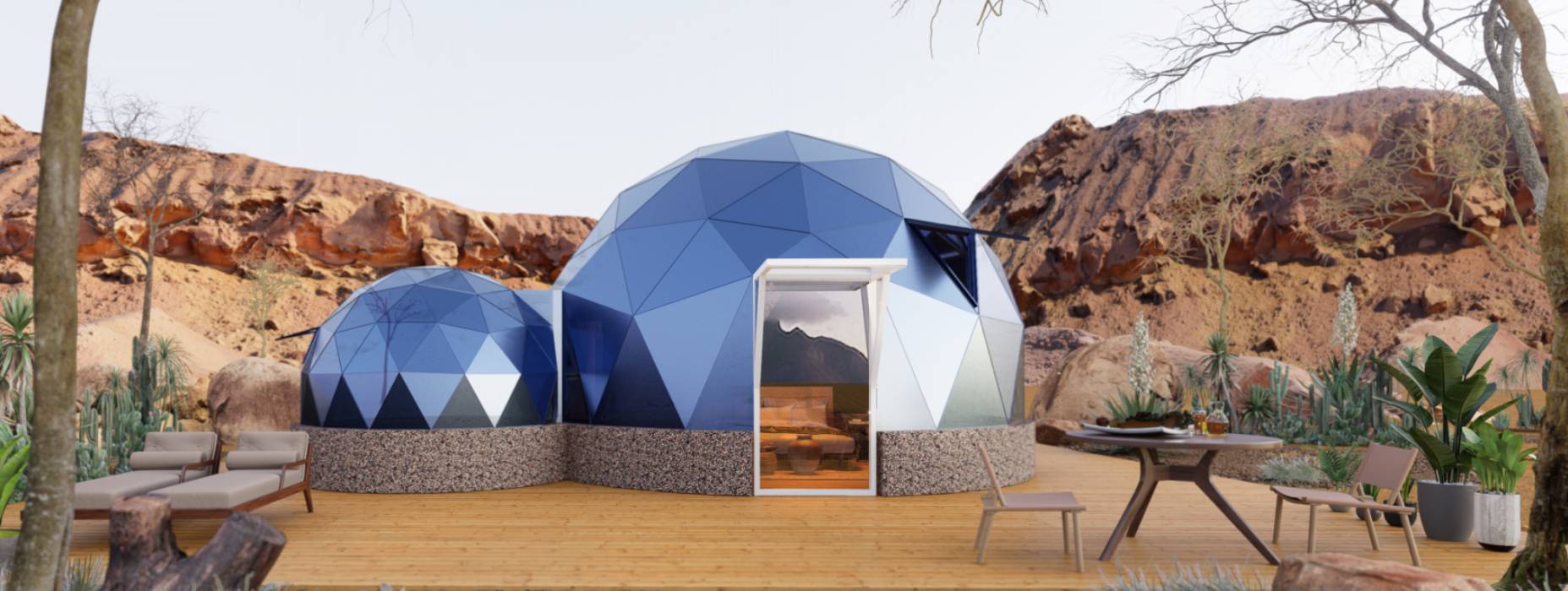 道孚县球形智能光伏玻璃星空房